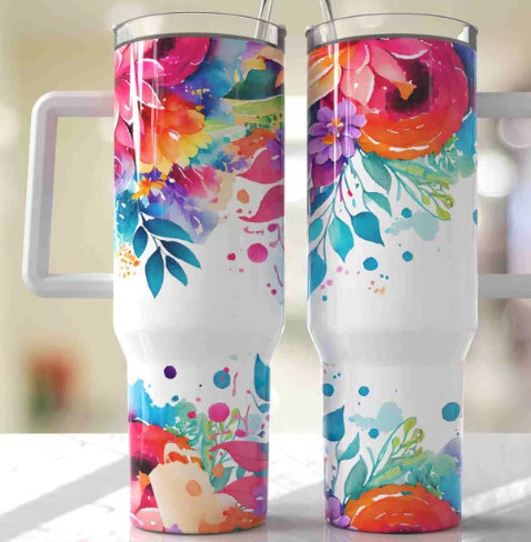 40 oz Personalized Custom Tumblers - Mama's Print Press