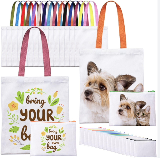 Custom Printed Personalized Sublimation Tote Bags - Mama's Print Press