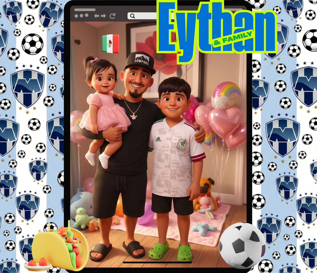 Soccer Team Theme Boy Personalized & Cartooned Tumbler