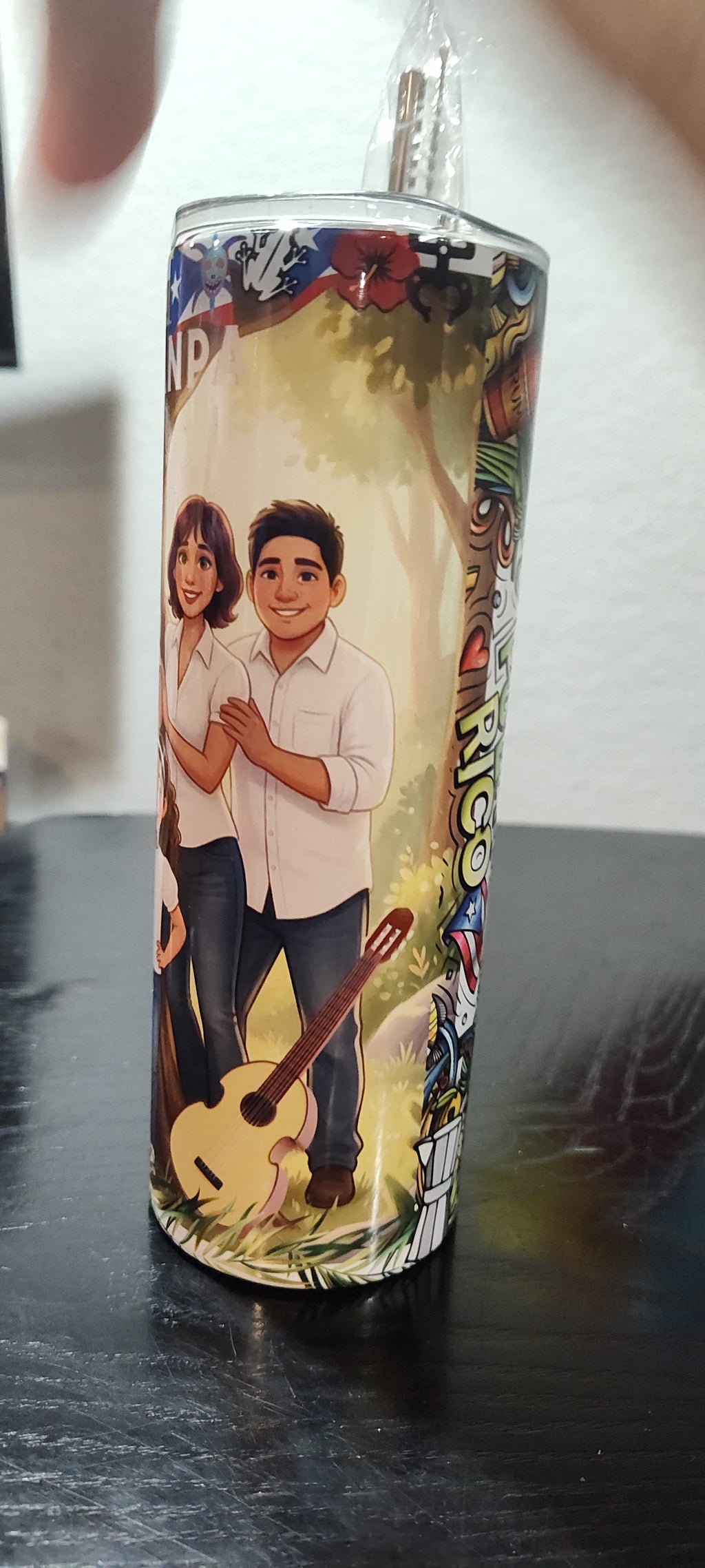 Dad Granpa Grandpa Grandfather Theme Family Personalized Cartooned Skinny Tumbler
