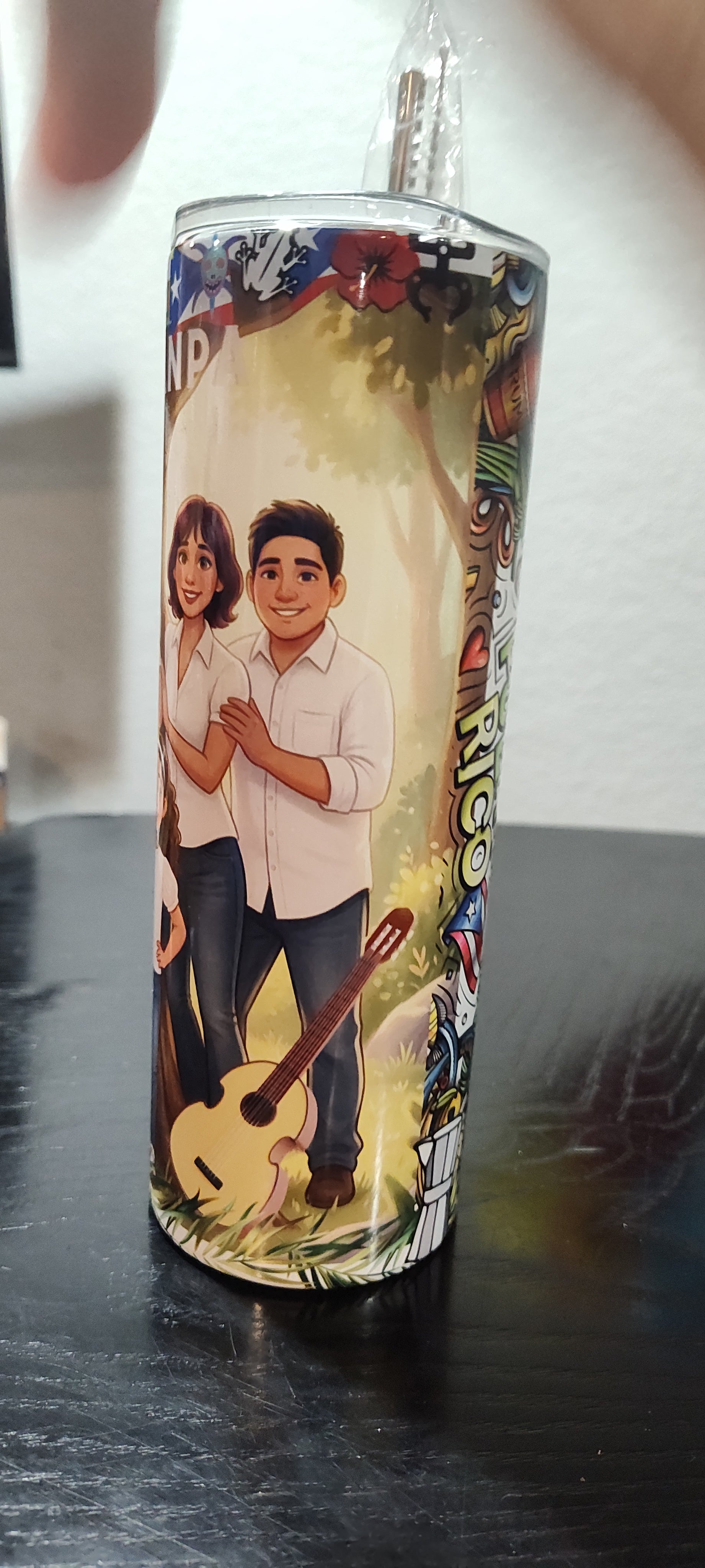 Dad Granpa Grandpa Grandfather Theme Family Personalized Cartooned Skinny Tumbler