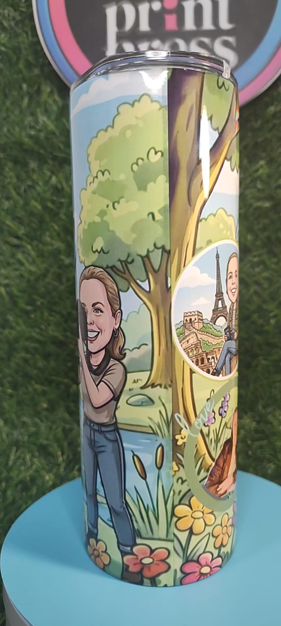 Storytelling Tumbler - Hobbies & Personality - Personalized & Cartooned Tumbler