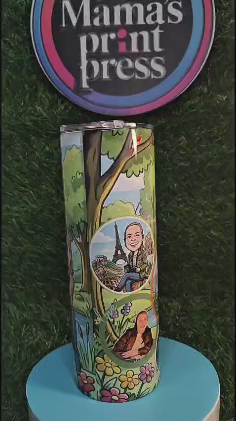 Storytelling Tumbler - Hobbies & Personality - Personalized & Cartooned Tumbler